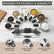 KULVANO Magnetic Measuring Cups and Spoons Set – 15-Piece Essential for Precision in Cooking