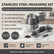 KULVANO Magnetic Measuring Cups and Spoons Set – 15-Piece Essential for Precision in Cooking