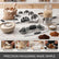 KULVANO Magnetic Measuring Cups and Spoons Set – 15-Piece Essential for Precision in Cooking
